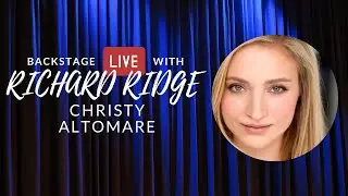 Christy Altomare Talks Her Album, ANASTASIA, and More on BACKSTAGE LIVE