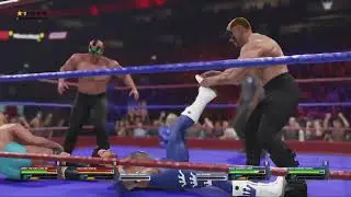 The Road Warriors w/Paul Ellering vs. Nick Bockwinkel & Jerry Lawler w/Heenan - AWA 1984 - WWE 2K25