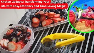 IT WORKS!! Best Fruit Slicer for Fruit - Kitchen Gadgets - Bananas, Grapes, Berries, Watermelon