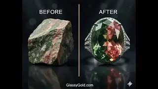 From Raw Rock to Luxury Ring: The Mesmerizing Unakite Stone Transformation (ASMR)