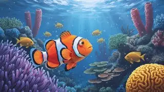 Stunning 4K Aquarium Video | Tropical Fish Tank, Coral Reef Colors & Relaxing Sleep Sounds