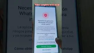 Soluci&oacute;n necesitas la aplicaci&oacute;n oficial de WhatsApp para iniciar sesi&oacute;n o usar esta cuenta