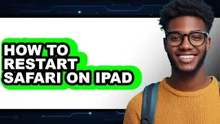 How to Restart Safari on Ipad (only Way)