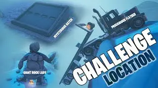 *CHALLENGE LOCATION* Search Between A Mysterious Hatch | Fortnite Battle Royale