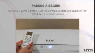 Configuração wifi ar acondicionado HTW