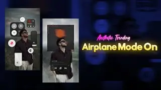 How To Make Viral Instagram Aeroplane Mode On Reel | Aeroplane Mode On Capcut Template 