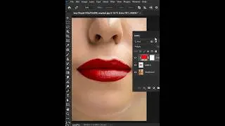 How to Change Lip Color in Photoshop // Lip Color Change Tutorial Photoshop #photoshop #swipepixel