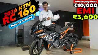 2026 KTM RC 160 Finance Details | KTM RC 160 on road Price Downpayment and EMI | KTM RC 160 loan