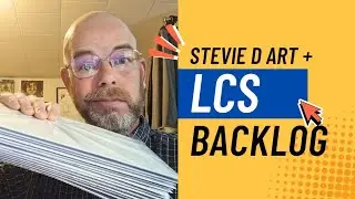 Picking a backlog of new books from LCS + Stevie D art.  #comiccommunity #comics #marvel