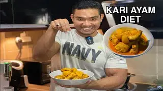 Bodybuilder Navy Masak Kari Ayam Diet Sedap