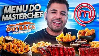 COMPRAMOS TODOS OS PRATOS MASTERCHEF DO OUTBACK!