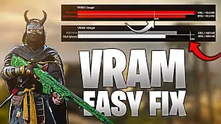 How To Fix High VRAM Usage For WARZONE | Fix FPS Drops & Performance Issues