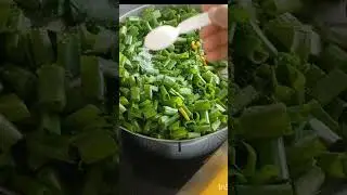 कांद्याची पात 😋spring onion bhaji
