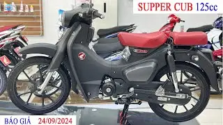 Cập nhật giá xe super cub 125 đen nhám nhập khẩu thái lan tại honda hồng đức 10 châu thành sóc trăng