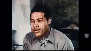 Joe Louis in training champ - in 1939 Colorized