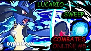 LUCARIO BARRE EQUIPOS!! COMBATES ONLINE [POKEMON ESPADA Y ESCUDO] - [bypain96x]