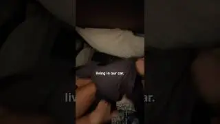 Мы живём в машине! Как мы готовимся ко сну! #кемпингвавтомобиле #жизньвфургоне