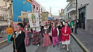 Noveno día de la Novena en honor a la Virgen de Guadalupe de Yuriria Gto 