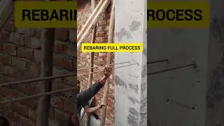 Complete Rebaring Process Step by Step | Site Work | RCC Construction#shorts #construction