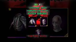LEGENDARY DRESS 🇧🇷🏴&zwj;☠️☠️COMBINATION WITH SILVER SAMURAI BUNDLE FOR FREE STYLE!#freefire #short #ff