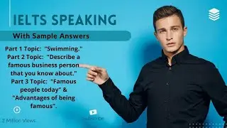 IELTS Speaking | Describe a famous business person that you know about | Swimming | Famous people