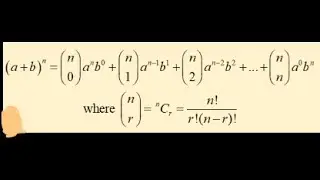 #Binomail Theorem