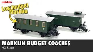LOW BUDGET Marklin 4-Wheel German Coaches in HO Scale | Model Railway Review