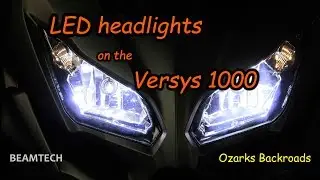 LED headlights for the kawasaki Versys 1000