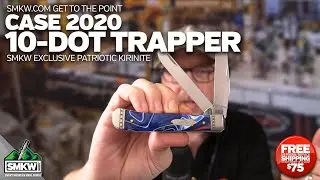 SMKW Get to to the Point: Case SMKW Exclusive 10-Dot 2020 Patriotic Kirinite Trapper