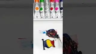 Romania Flag Color Combination