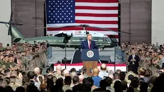 President Trump Addresses U.S. Troops In South Korea