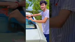 Hindu Sticker On Honda Civic🚩|| Sanatani Hindu ❤️ #jaishreeram #dailyshorts #shortsvideo