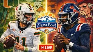 🔴 EN VIVO: MIAMI VS OLE MISS | Fiesta Bowl CFB PLAYOFFS NCAA 2025
