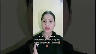CUET PG Important Documents (Income, Gap and Migration Certificate) Problem Solved🔥| जरूर देखें😮😮