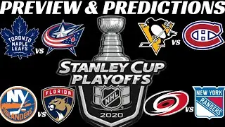 2020 NHL Stanley Cup Playoffs Predictions & Previews (Eastern Conf)