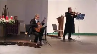Ave Maria,Bach/Gounod.Marco Rei&szlig; Violine,Wolfram Wessel Gitarre,Weihnachtskonzert Magdeburg