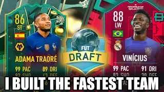 I Built The FASTEST Team in Fut Draft I FIFA 23 ULTIMATE TEAM
