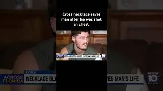 Cross necklace saves man after he was shot in chest #ocala