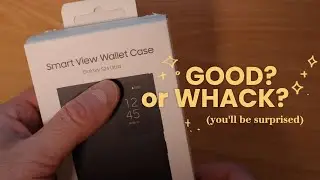 Samsung Smart View Wallet Case Review &ndash; Is It REALLY Worth It?! #GalaxyS24Ultra