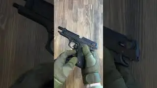Орбибольный пистолет Beretta 92 AEG #гидробол #orbeezgun #orbeez