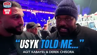 Дерек Чисора РАССКАЗАЛ ТЕЛЕФОННЫЙ ЗВОНОК Александру Усику после победы Фабио Уордли