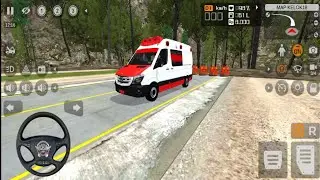 Most Realistic Ambulance Driver😎Mercedes Benz Ambulance First Look - Road Map Update - Android Game