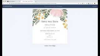 What Guests See When They Receive Your Digital Save the Date Card