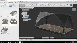 Fusion 360 Tutorial: a quadripartite Gothic rib-vault
