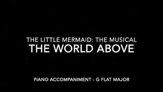 The World Above - The Little Mermaid - Piano Accompaniment with LYRICS