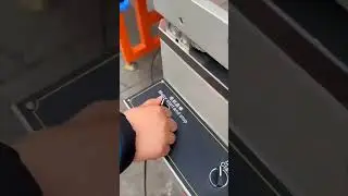 Glazing bead cutting saw with Wireless transmission