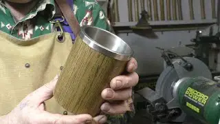 Дубовый чехол для стакана