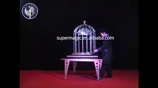 Magic illusion B060 Bird Cage Appearing Act.