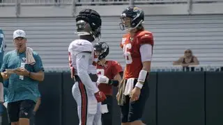 K.J Britt Talks His Talk To Trevor Lawrence | Joint Practice Highlight | Tampa Bay Buccaneers