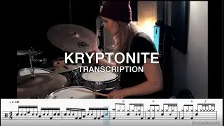 Kryptonite - Anika Nilles (Drum Transcription PDF)